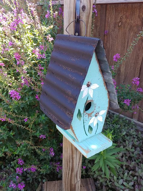 metal roofed bird houses